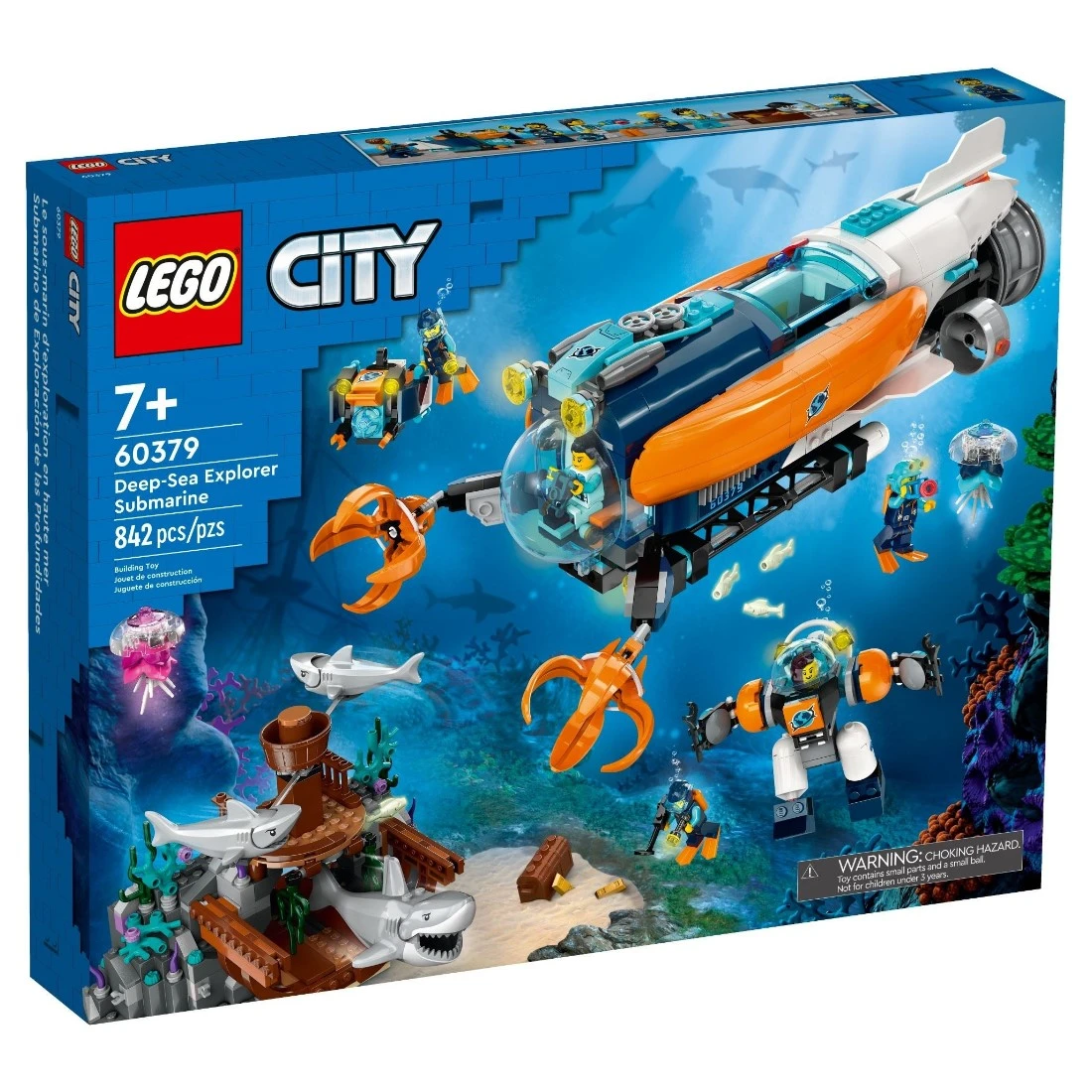 Lego 樂高 City 城市 60379 深海探險家潛水艇