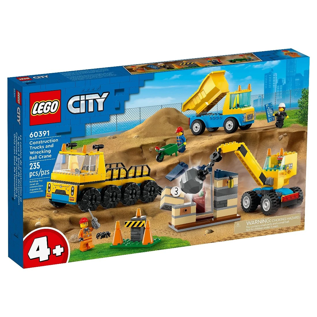 Lego 樂高 City 城市 60391 工程卡車和拆除起重機