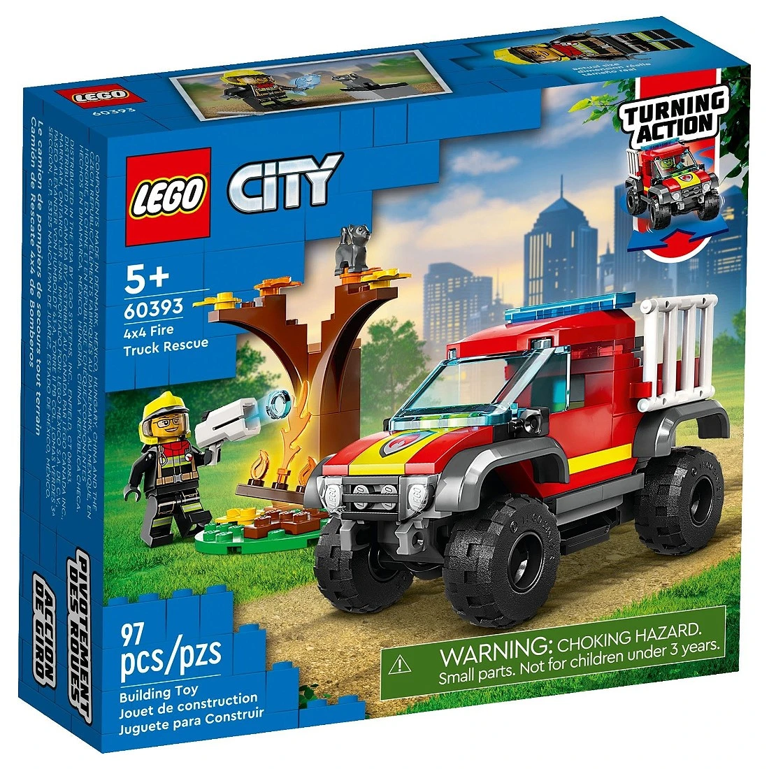 Lego 樂高 City 城市 60393 4X4 消防車救援