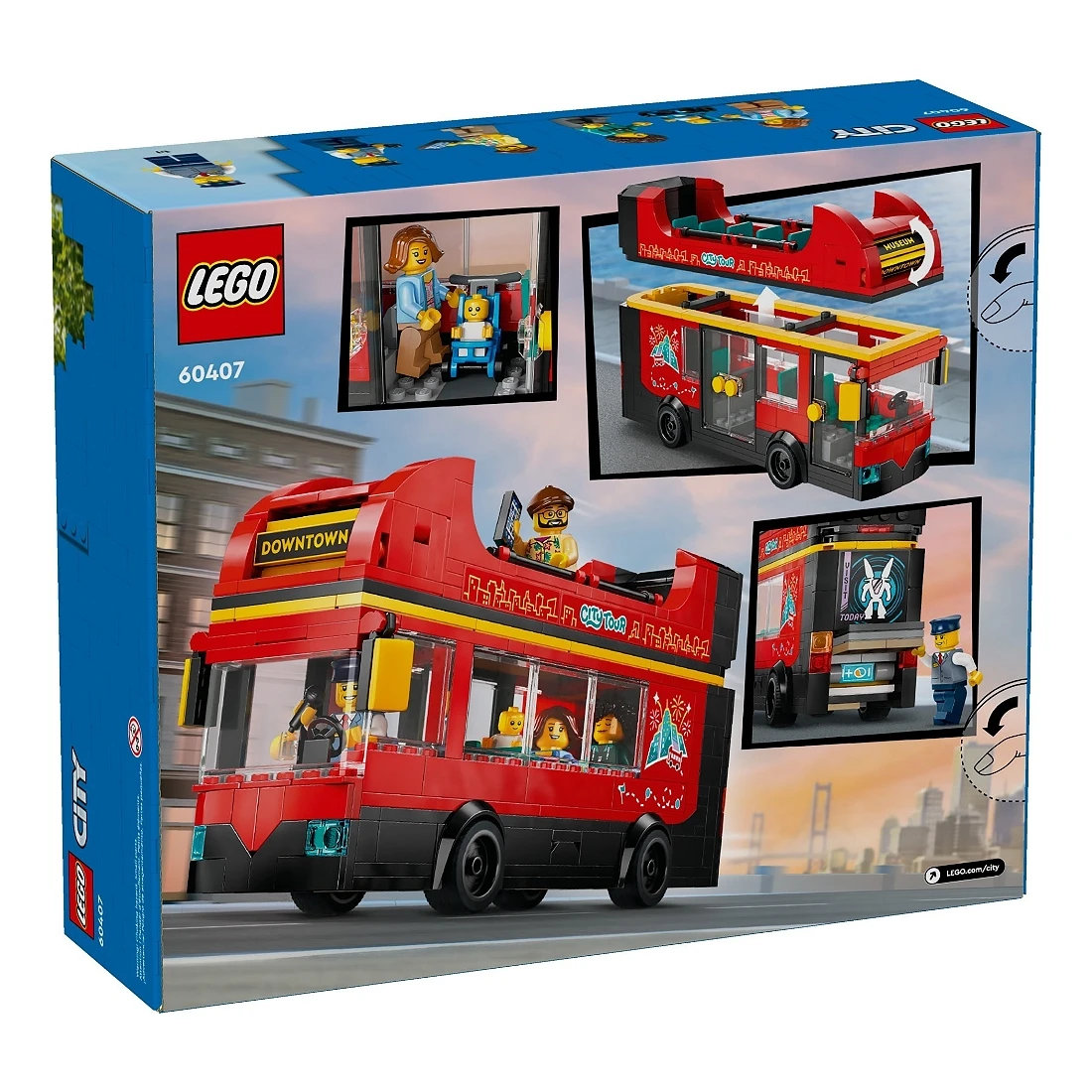 Lego 樂高 City 城市 60407 紅色雙層觀光巴士