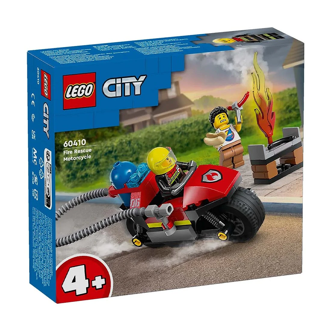 Lego 樂高 City 城市 60410 消防救援摩托車