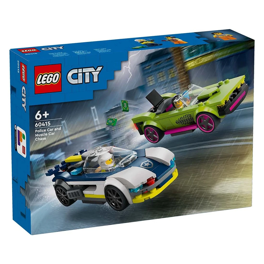 Lego 樂高 City 城市 60415 警車與肌肉車