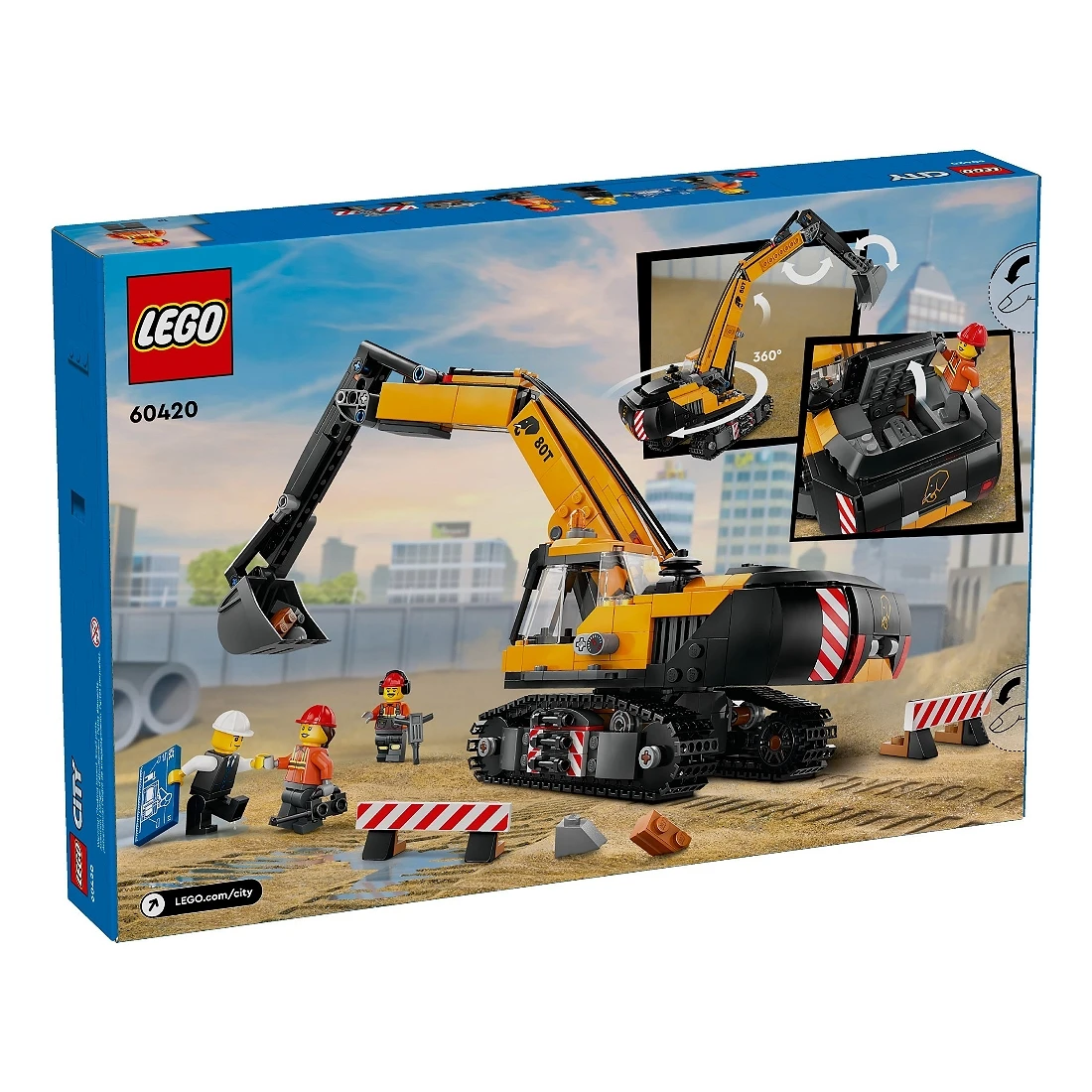 Lego 樂高 City 城市 60420 工程挖掘機