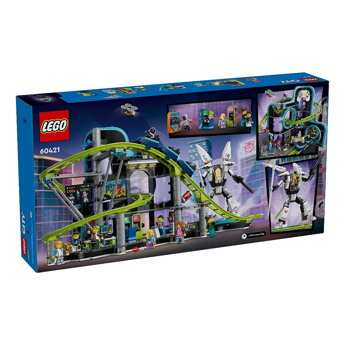Lego 樂高 City 城市 60421 機器人世界雲霄飛車樂園