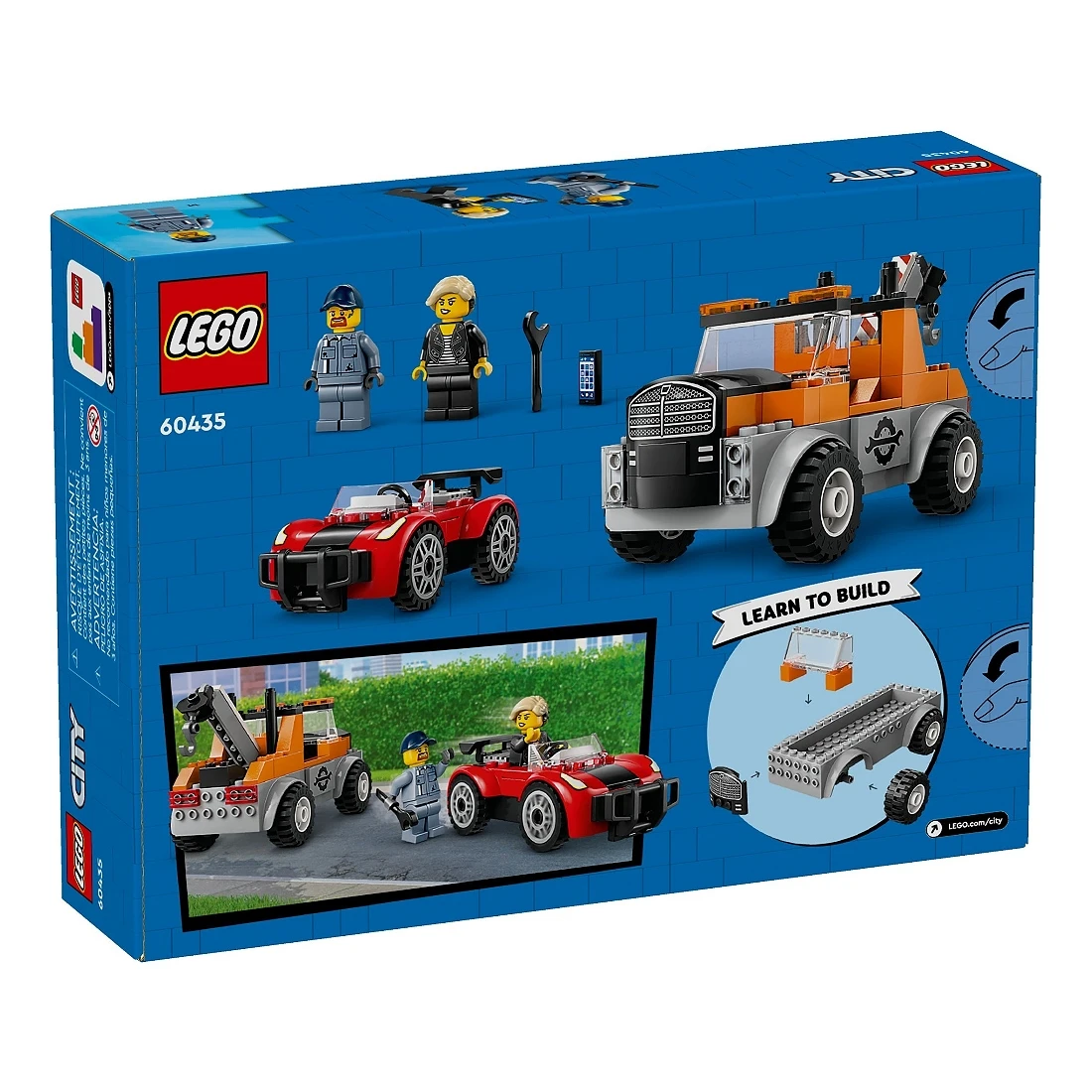 Lego 樂高 City 城市 60435 拖吊車和跑車維修