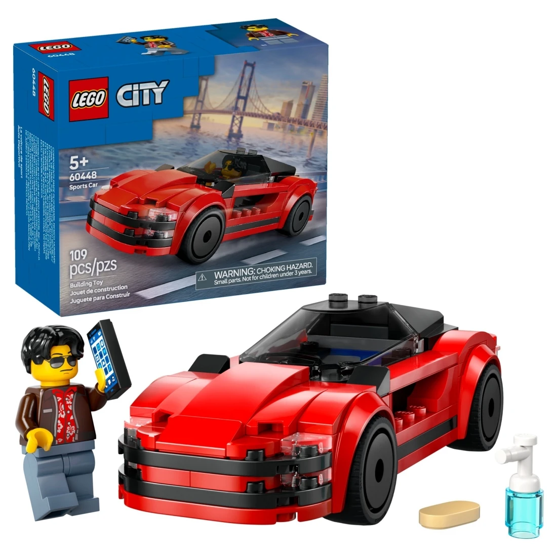 Lego 樂高 City 城市 60448 紅色跑車