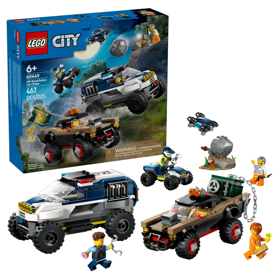 Lego 樂高 City 城市 60449 越野警車追逐戰