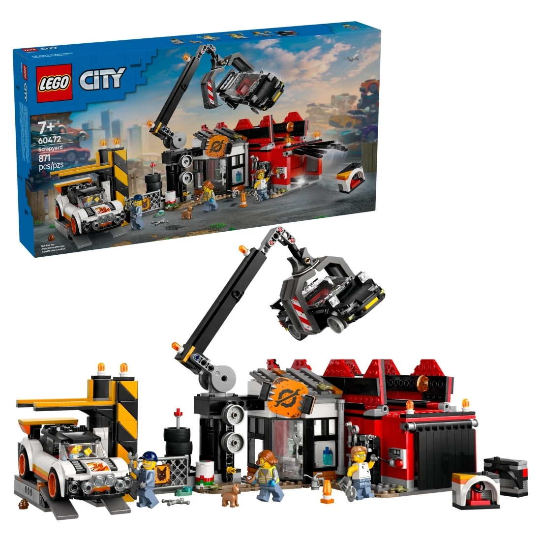 Lego 樂高 City 城市 60472 廢車場和汽車