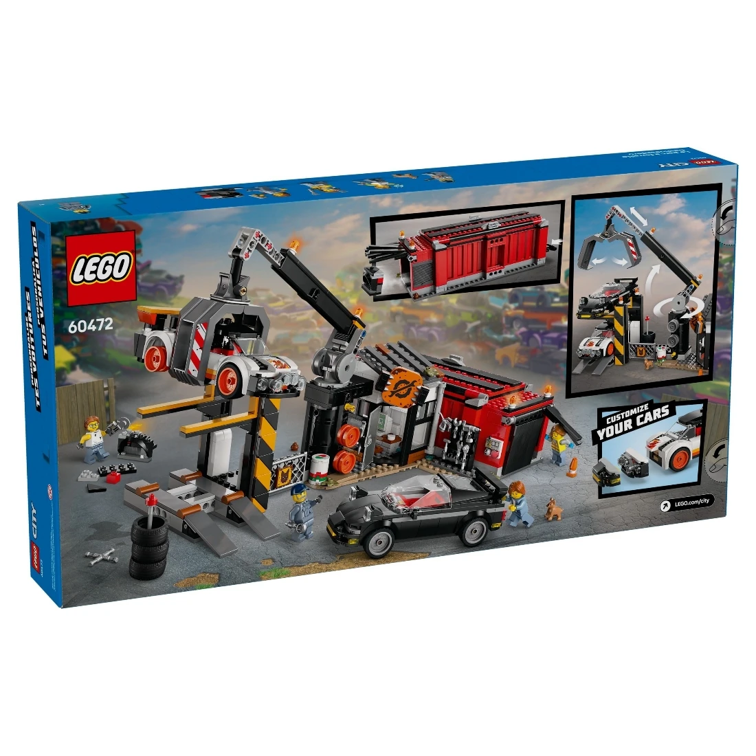 Lego 樂高 City 城市 60472 廢車場和汽車