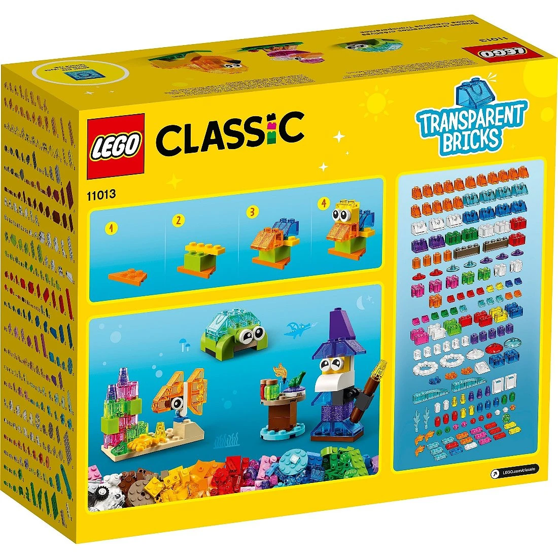 Lego 樂高 Classic 經典 11013 創意透明顆粒