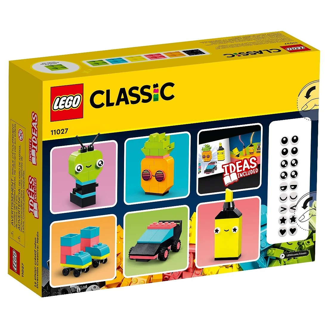Lego 樂高 Classic 經典 11027 創意螢光趣味套裝