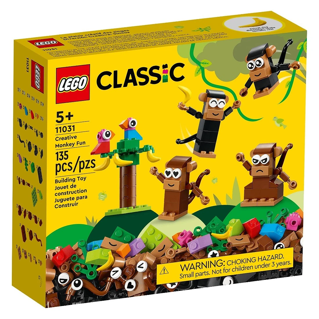 Lego 樂高 Classic 經典 11031 創意猴子趣味套裝