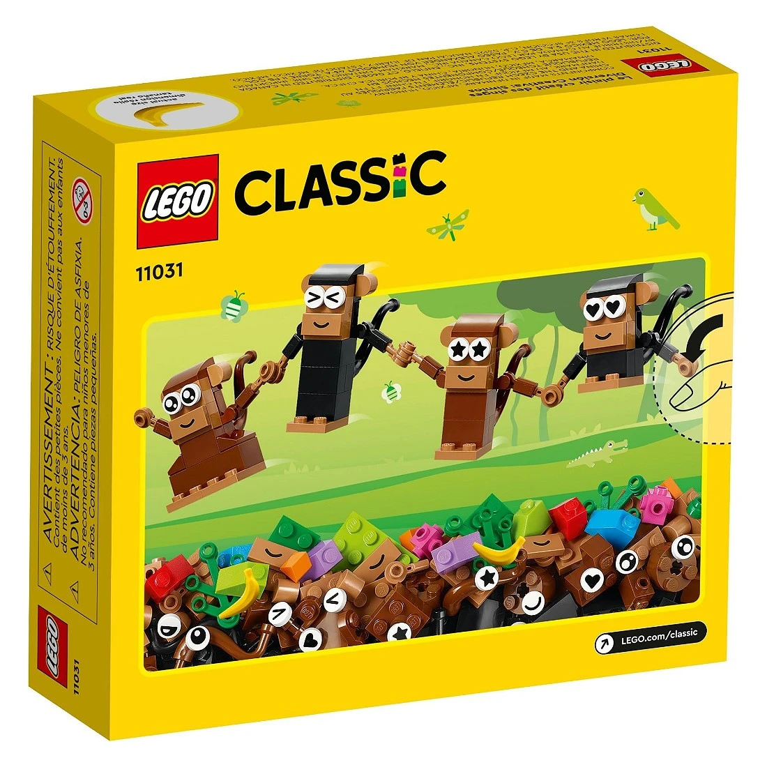 Lego 樂高 Classic 經典 11031 創意猴子趣味套裝