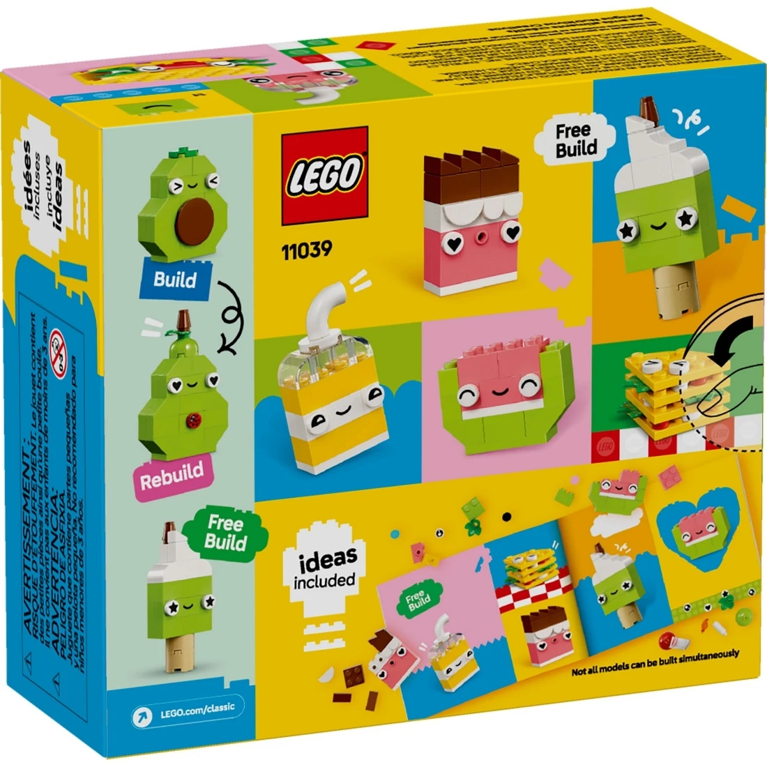Lego 樂高 Classic 經典 11039 創意美食好朋友套裝