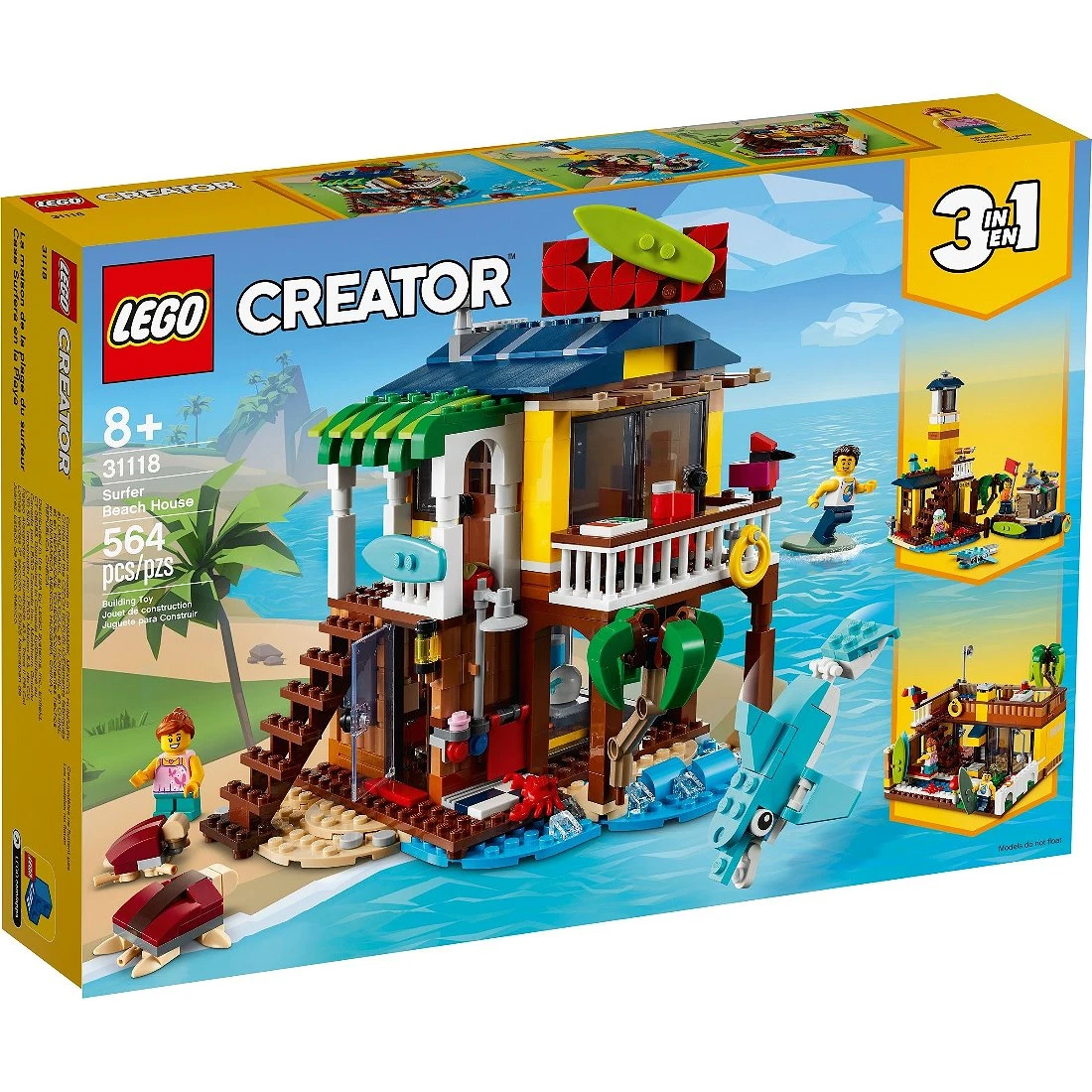 Lego 樂高 Creator 創意大師 31118 衝浪手海灘小屋