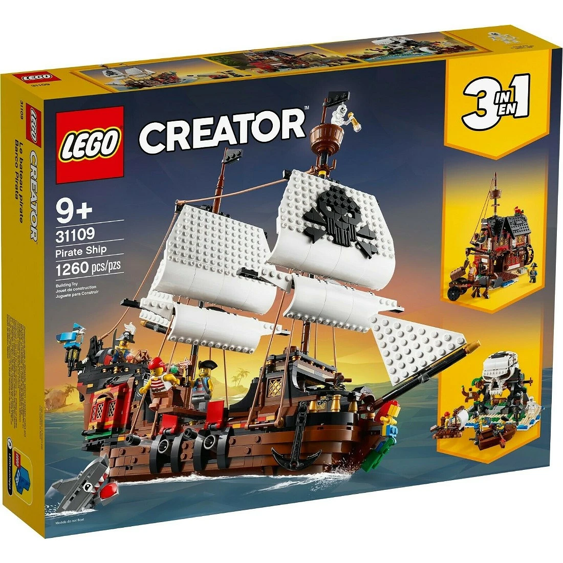 Lego 樂高 Creator 創意大師 31109 海盜船