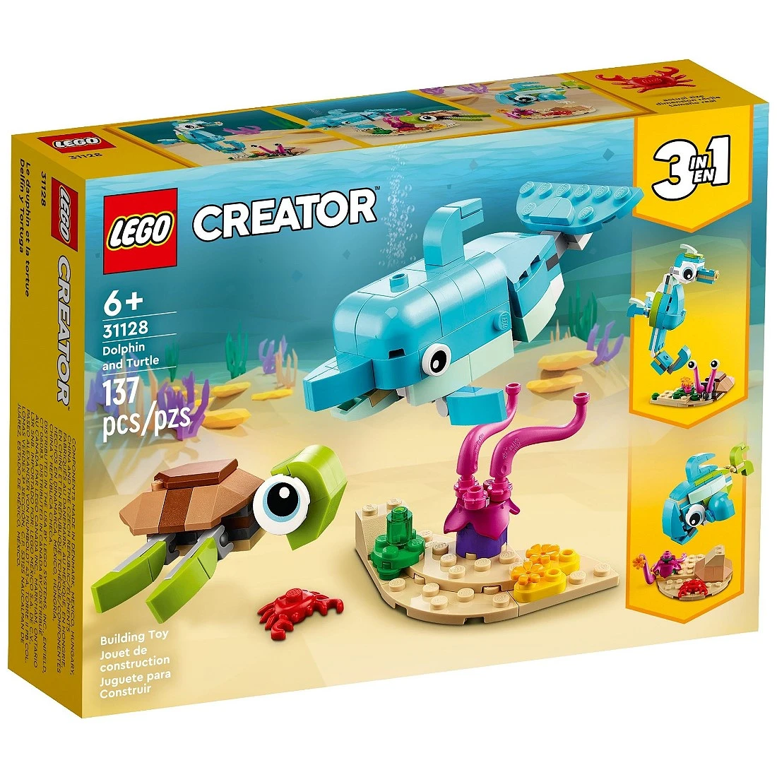 Lego 樂高 Creator 創意大師 31128 海豚和烏龜