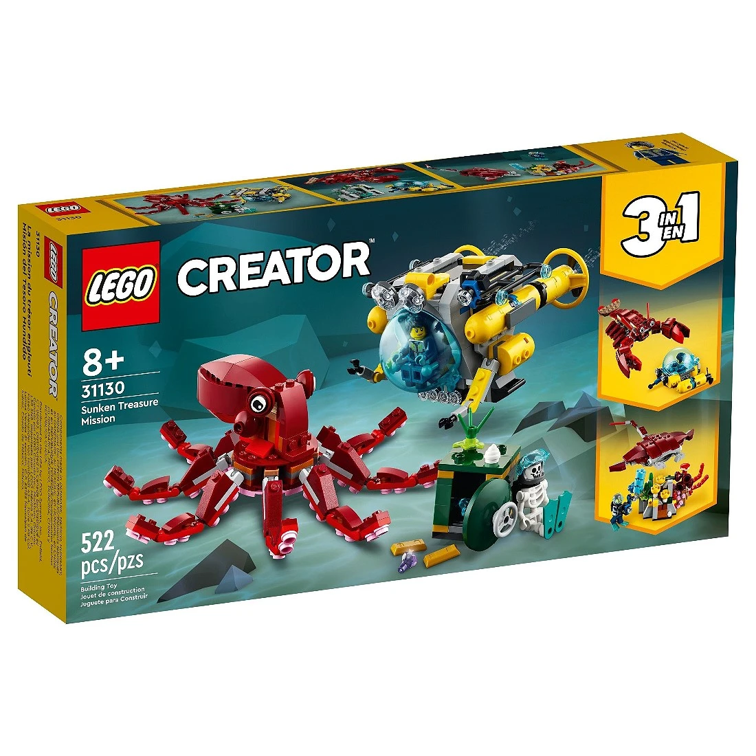 Lego 樂高 Creator 創意大師 31130 海底尋寶任務
