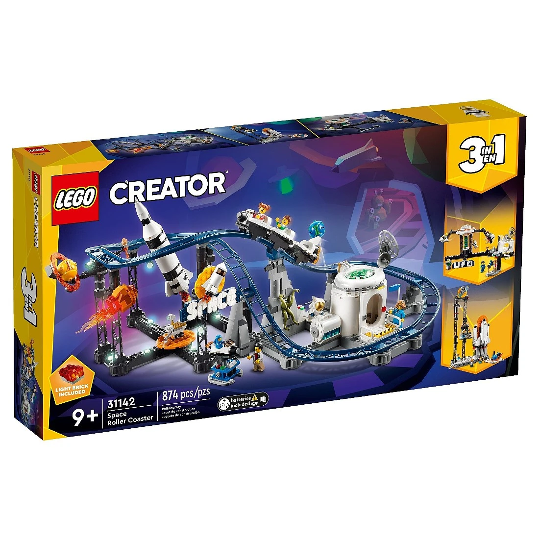 Lego 樂高 Creator 創意大師 31142 太空雲霄飛車