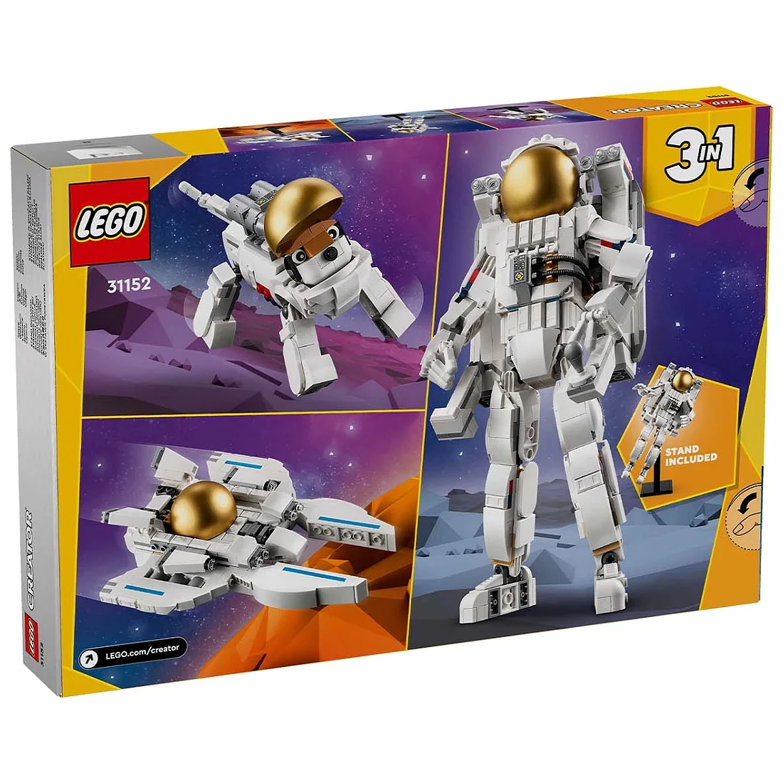 Lego 樂高 Creator 創意大師 31152 太空人