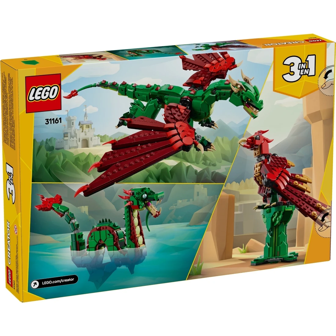 Lego 樂高 Creator 創意大師 31161 中世紀飛龍