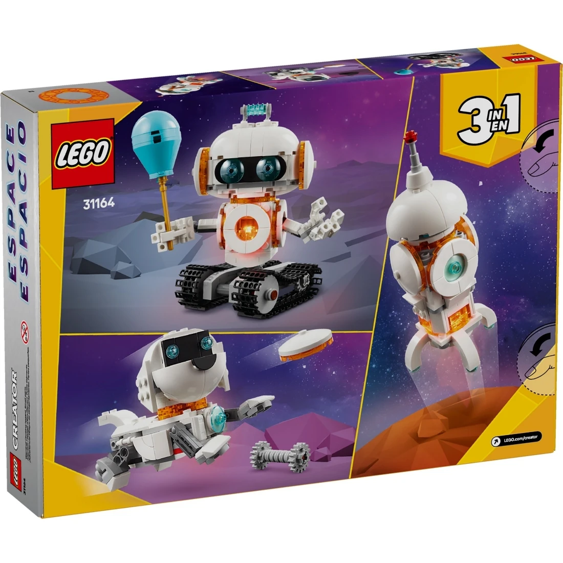 Lego 樂高 Creator 創意大師 31164 太空機器人