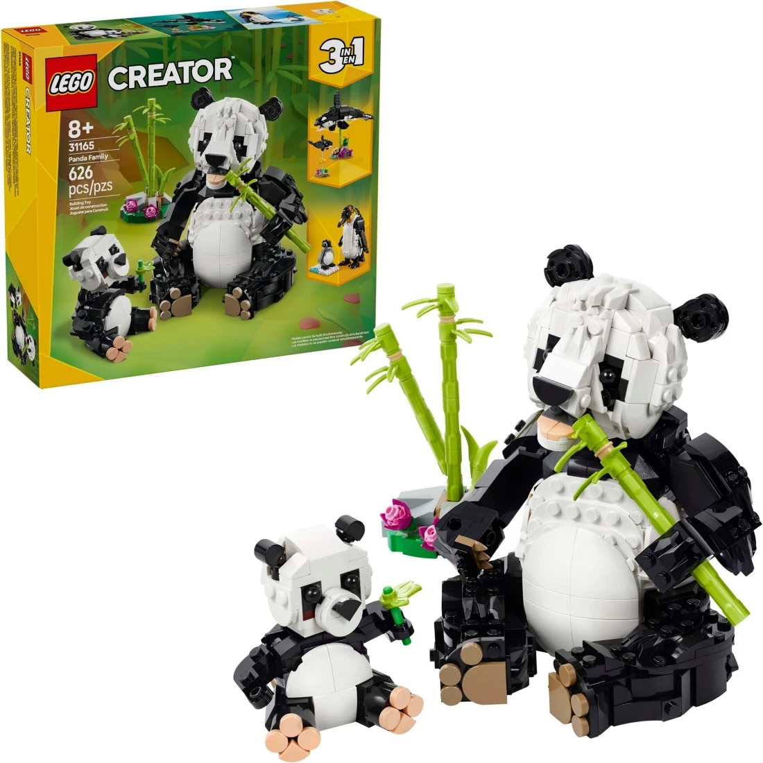 Lego 樂高 Creator 創意大師 31165 野生動物：熊貓家庭