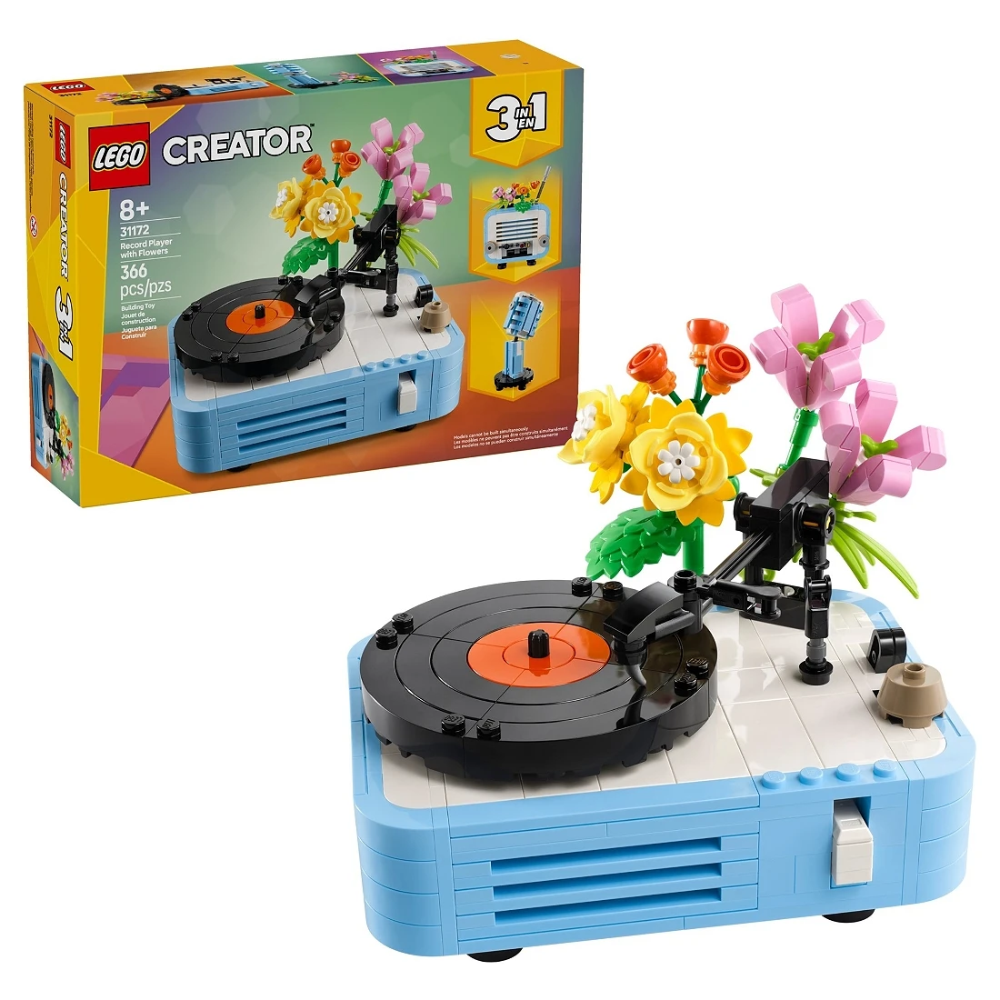 Lego 樂高 Creator 創意大師 31172 花飾唱片機