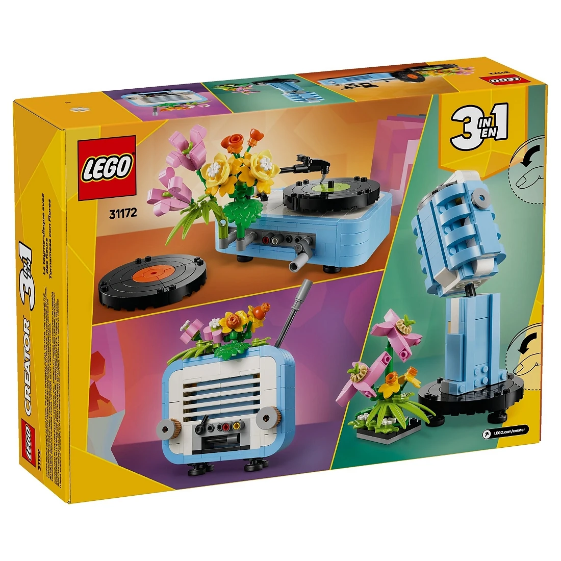Lego 樂高 Creator 創意大師 31172 花飾唱片機