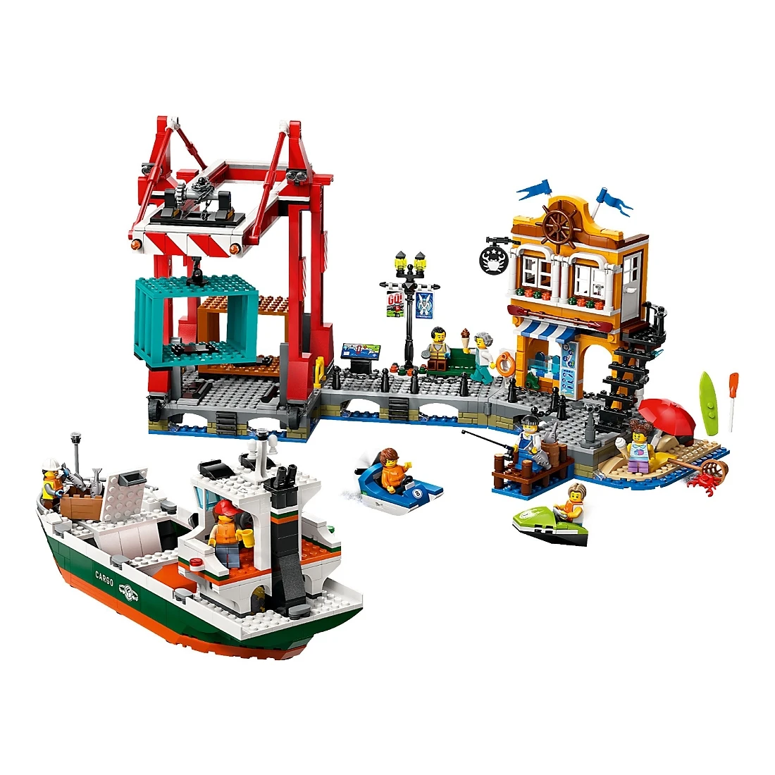Lego 樂高 City城市 60422 濱海港口和貨船