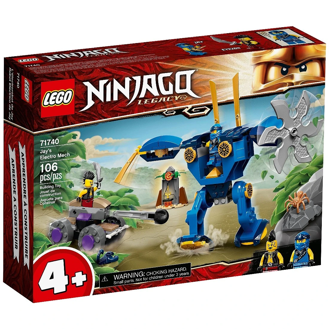 Lego 樂高 Ninjago 忍者 71740 阿光電氣機器人