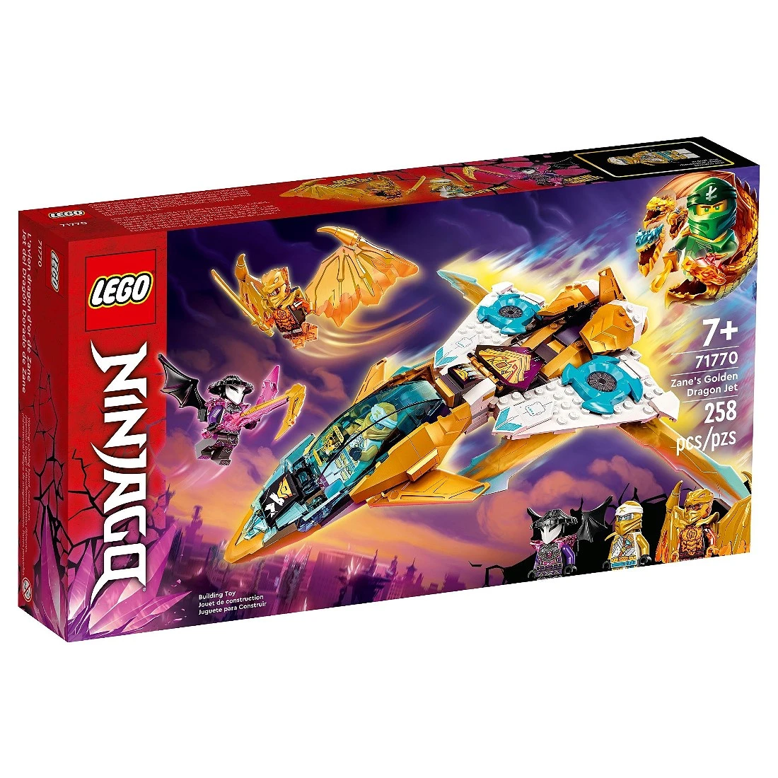 Lego 樂高 Ninjago 忍者 71770 冰忍的黃金龍噴射機