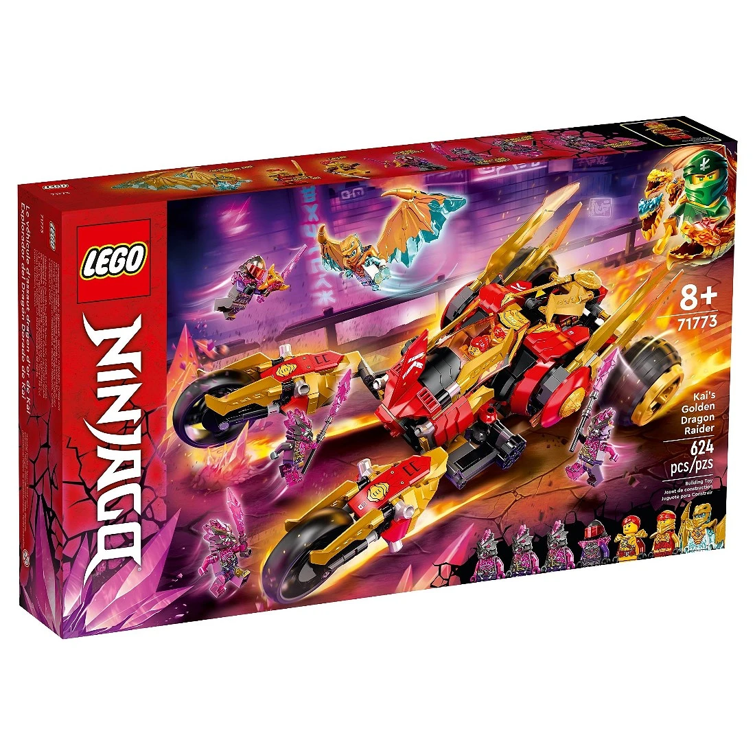 Lego 樂高 Ninjago 忍者 71773 赤地的黃金龍戰車