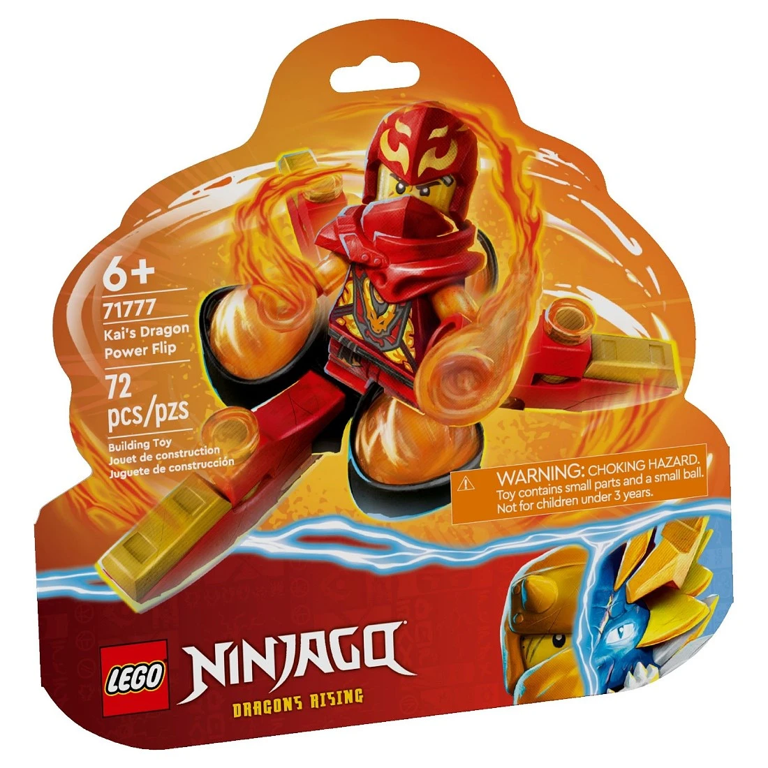 Lego 樂高 Ninjago 忍者 71777 赤地的龍威旋風忍術陀螺