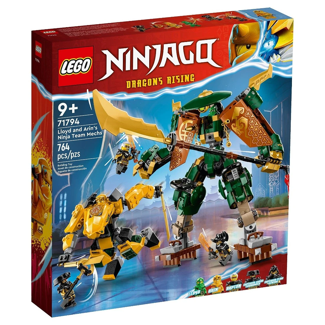 Lego 樂高 Ninjago 忍者 71794  勞埃德與亞林的忍者小隊機械人