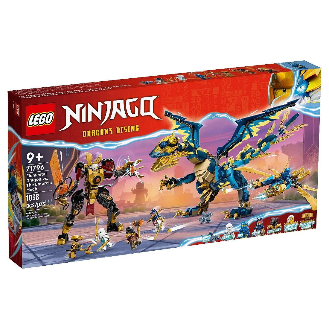 Lego 樂高 Ninjago 忍者 71796 元素之龍對戰女皇機械人