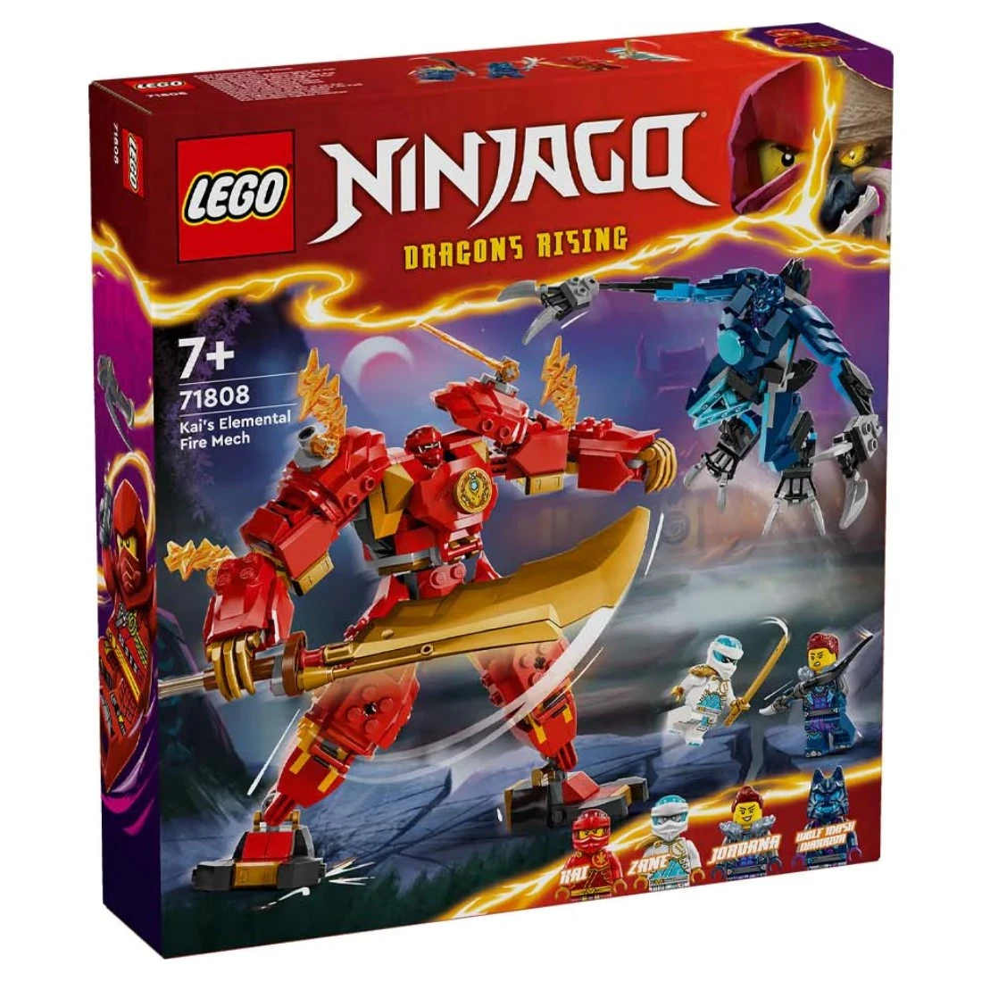 Lego 樂高 Ninjago 忍者 71808 赤地的火元素機械人