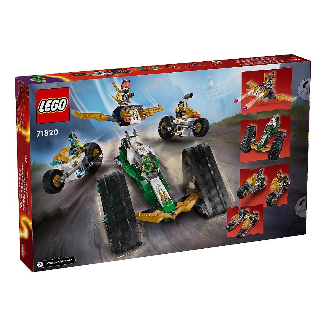Lego 樂高 Ninjago 忍者 71820 忍者團隊合體車