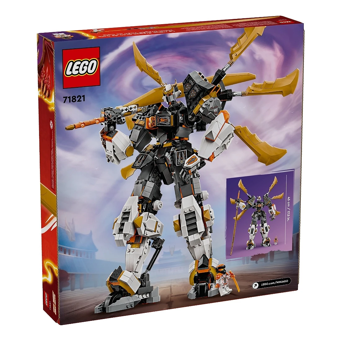 Lego 樂高 Ninjago 忍者 71821 阿剛的鈦龍機械人