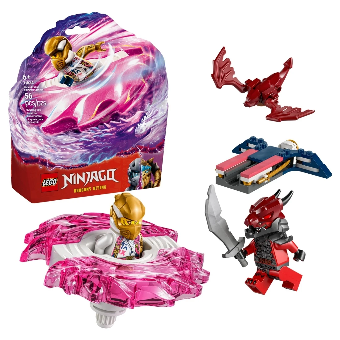 Lego 樂高 Ninjago 忍者 71824 索拉的猛龍旋風忍術陀螺