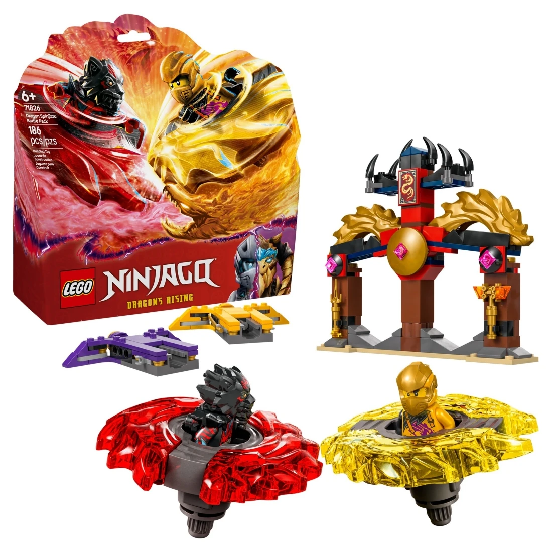 Lego 樂高 Ninjago 忍者 71826  猛龍旋風忍術戰鬥組