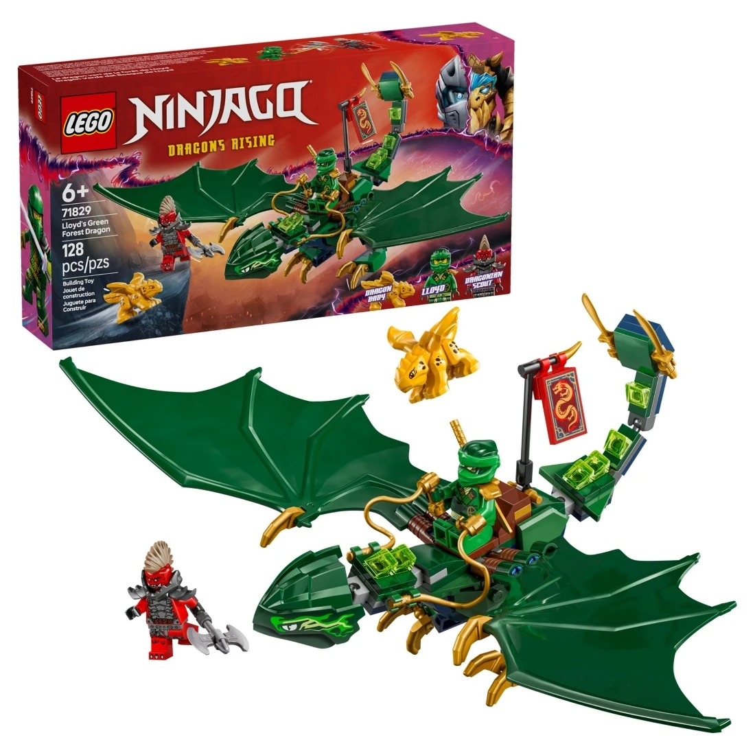 Lego 樂高 Ninjago 忍者 71829  勞埃德的綠色森林龍