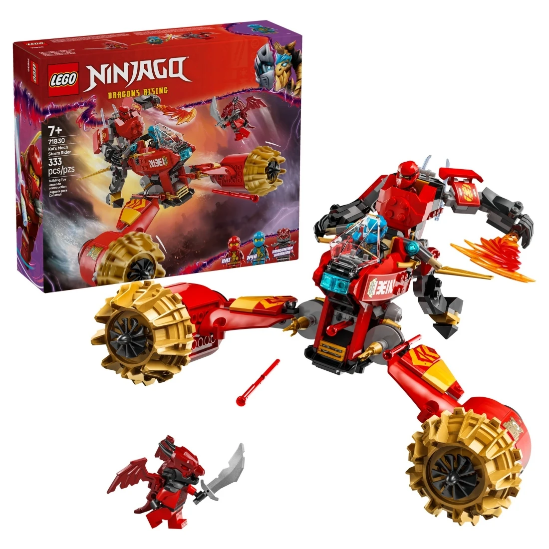 Lego 樂高 Ninjago 忍者 71830 赤地的機械人風暴騎士