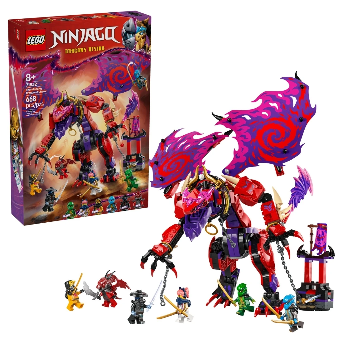 Lego 樂高 Ninjago 忍者 71832 混沌龍雷牙