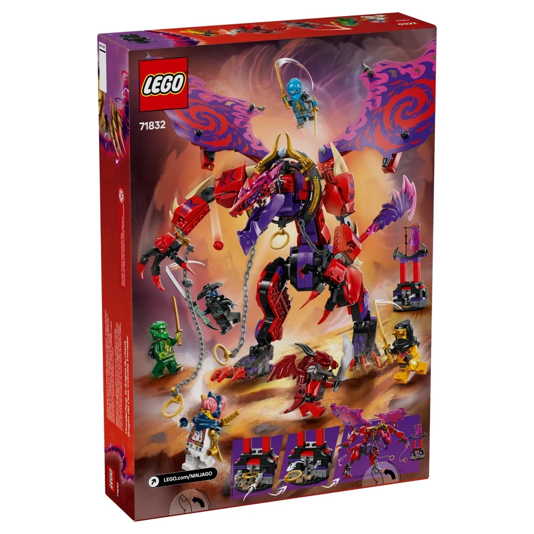 Lego 樂高 Ninjago 忍者 71832 混沌龍雷牙