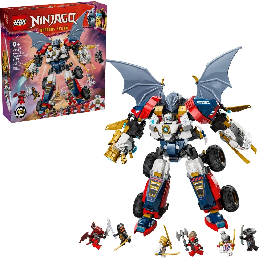 Lego 樂高 Ninjago 忍者 71834 冰忍的終極合體機械人