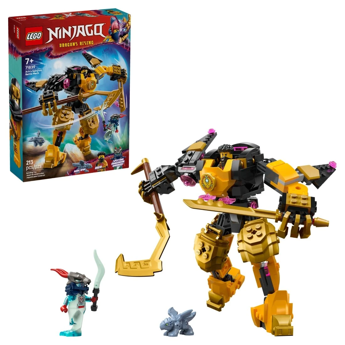 Lego 樂高 Ninjago 忍者 71839 亞林的旋風忍術戰鬥機械人