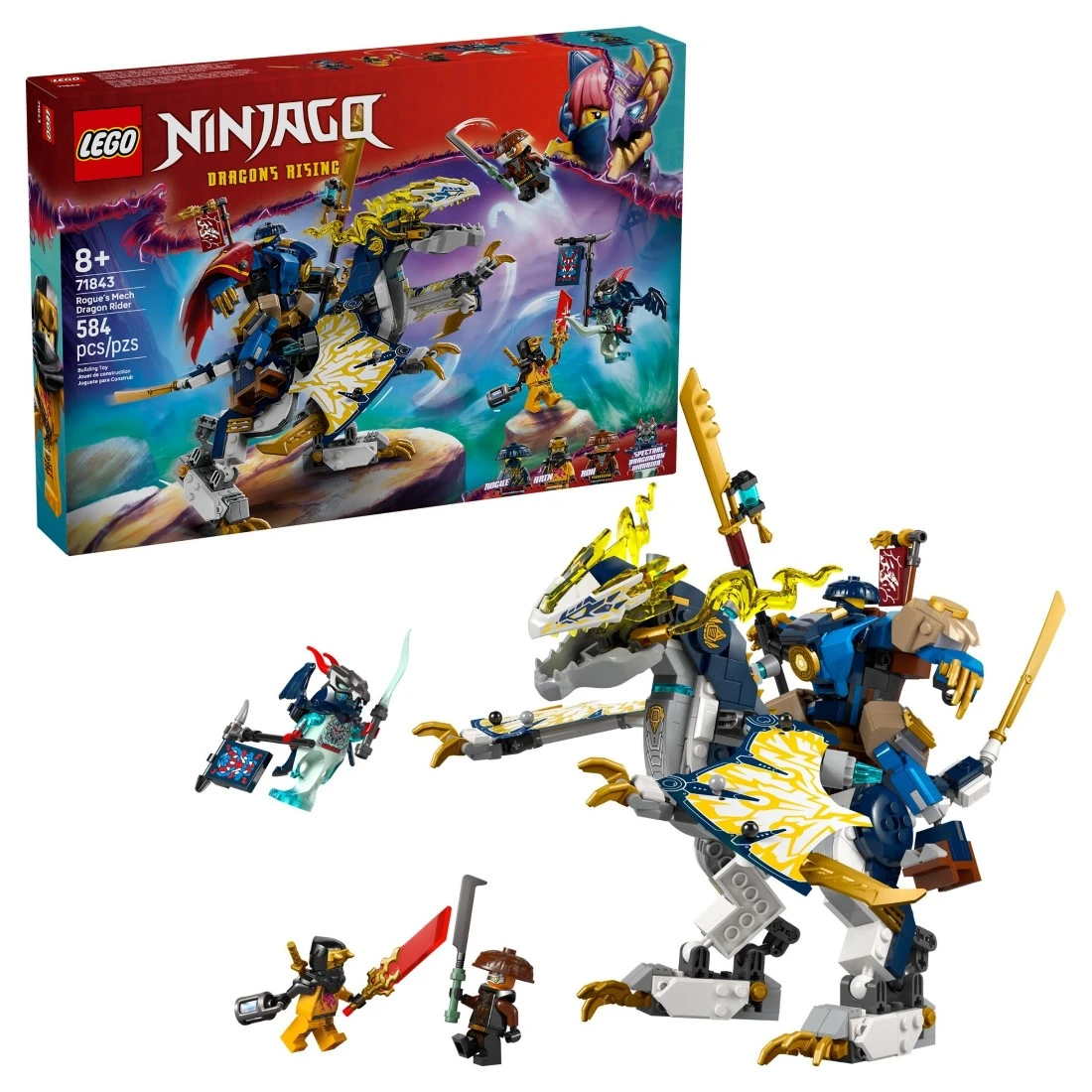 Lego 樂高 Ninjago 忍者 71843 羅格的機械人龍騎士