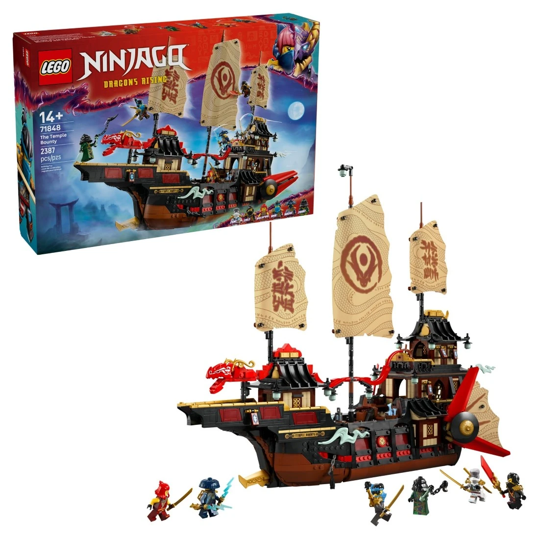 Lego 樂高 Ninjago 忍者 71848 寺廟賞金號