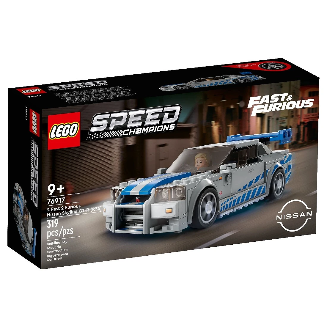 Lego 樂高 Speed 急速賽車 76917 玩命關頭2 日產 Skyline GTR R34